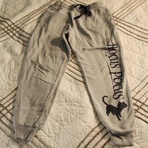 Disney Gray Hocus Pocus Sweatpants, Small (3-5)